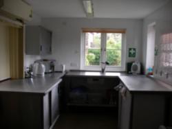 Kitchen serving area Kitchen serving area