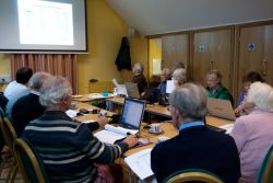 Parish Room during presentation to Computer Cafй Parish Room during presentation to Computer Cafй