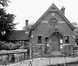Postcard of Slinfold Village Hall c.1955